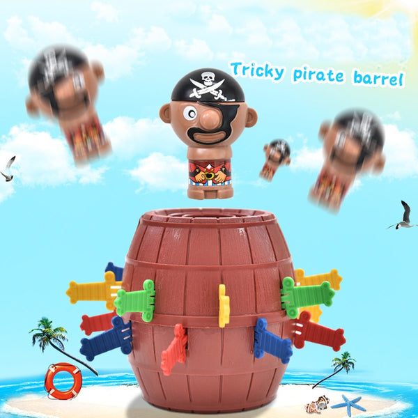 Tricky Pirate Barrel Bucket Game